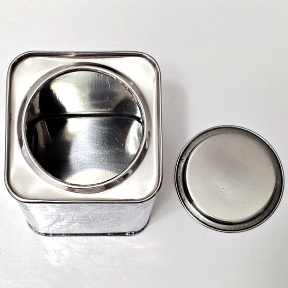 Vintage English Breakfast Coffee Steel Tin Canister & Lid - Picture 8 of 13